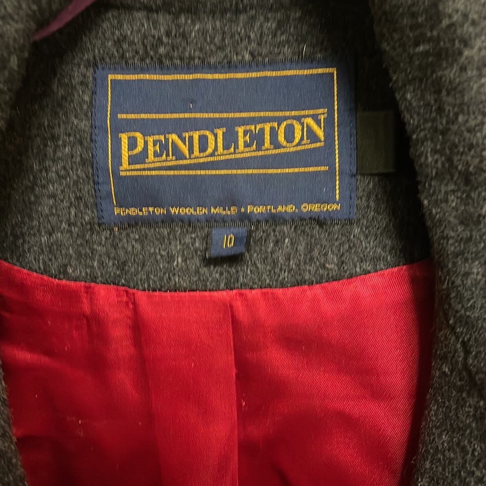 Pendleton Red Wool Coat - image 2